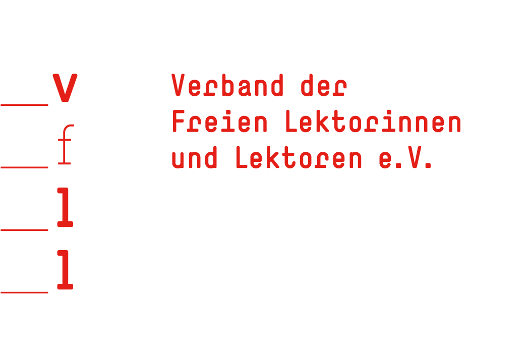 Mitglied im VFLL - Verband der Freien Lektorinnen und Lektoren